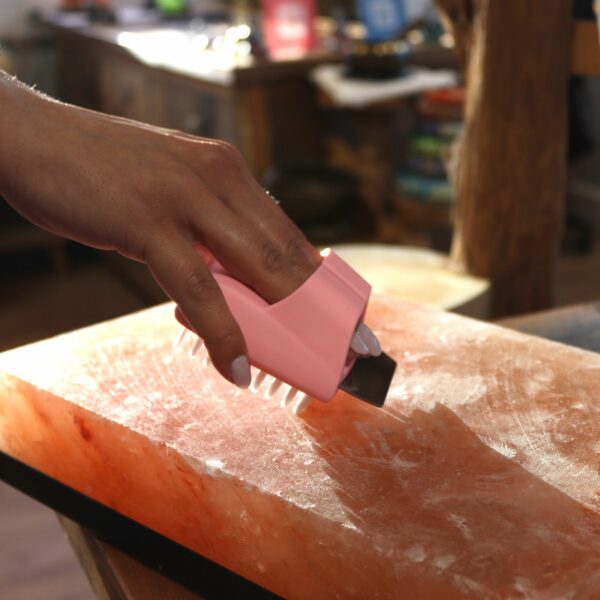 Himalayan Salt Block Cleaning Brush (assorted colours) - Image 5