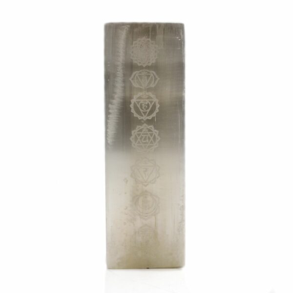 Selenite Block Lamp 25cm - Chakra Lamp - Image 4