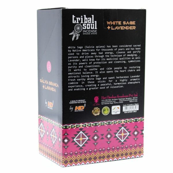 Tribal Soul Incense Sticks - White Sage + Lavender - Image 6