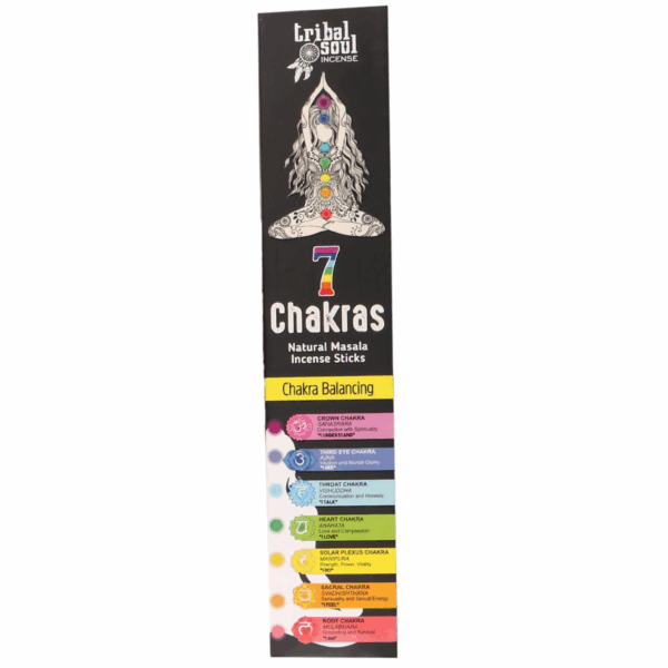 Tribal Soul Incense Sticks - 7 Chakras with Message Card - Image 3