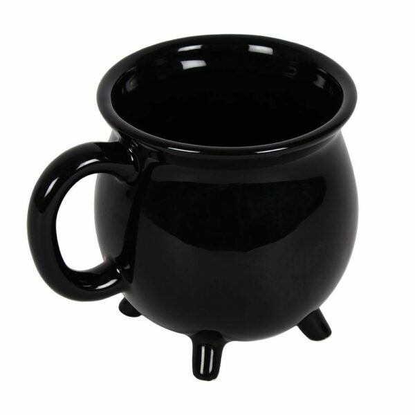 Plain Black Cauldron Mug - Image 2