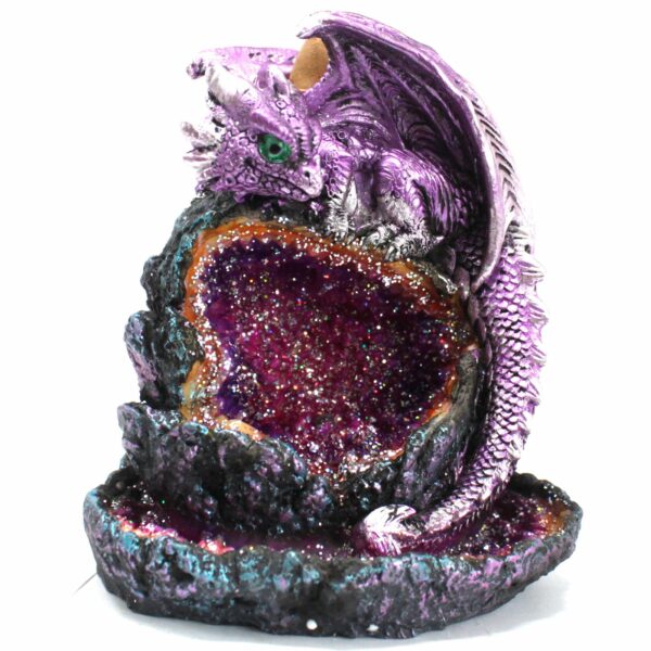 Crystal Cave Purple Dragon LED Backflow Incense
Burner - Image 2