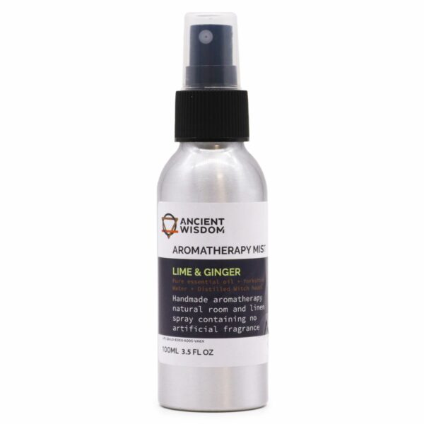 100ml Essential Oil Mist - Lime & Ginger - Image 2