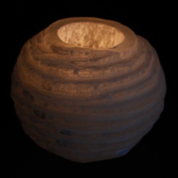 Selenite Snowball Candle Holder - 8 cm - Image 3