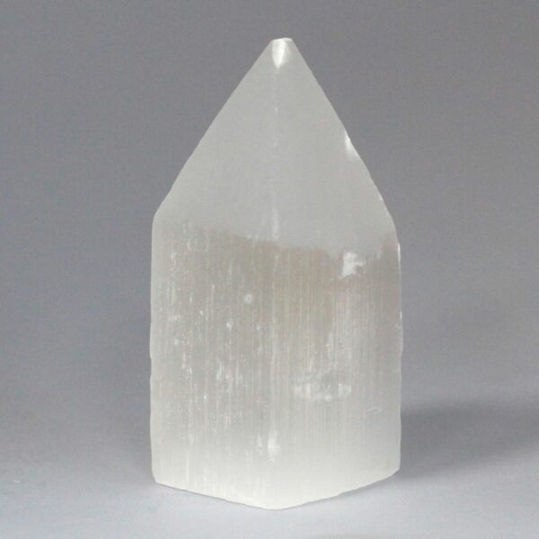 Selenite Pencil Point Tower - 10 cm - Image 2