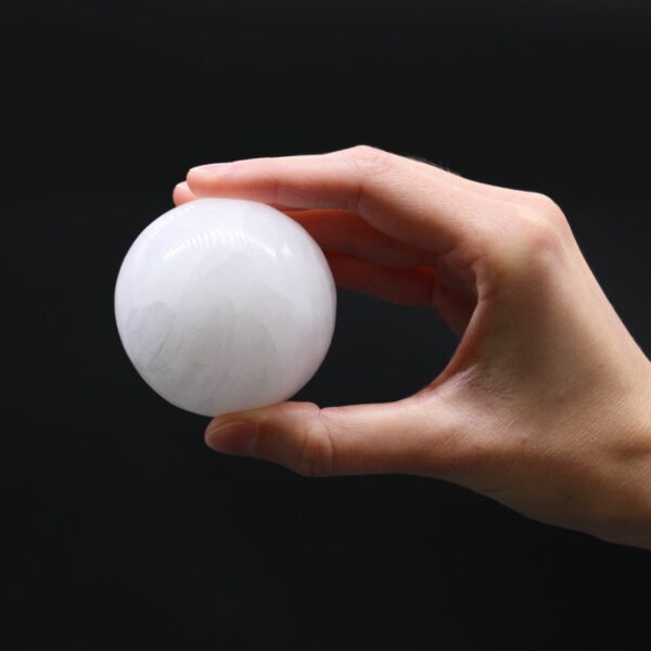 Selenite Sphere - 5-6 cm - Image 4
