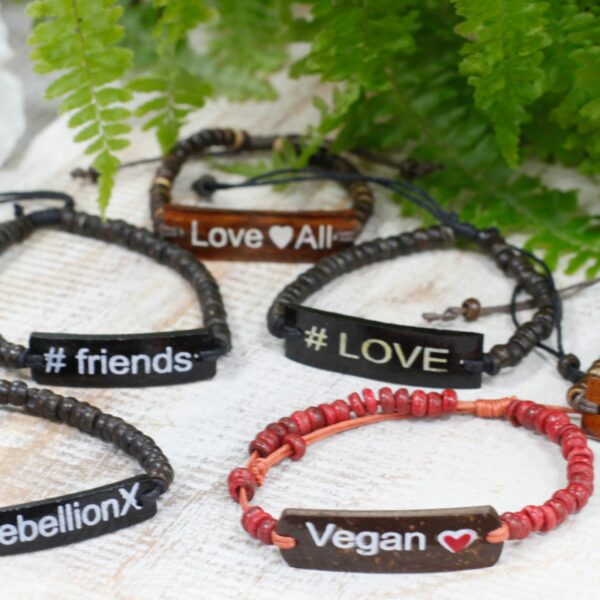 Coco Slogan Bracelets - Vegan - Image 5