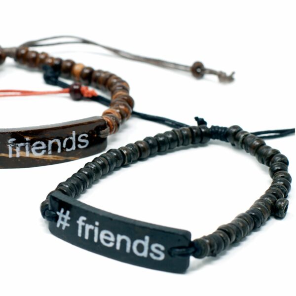 Coco Slogan Bracelets - #Friends - Image 2