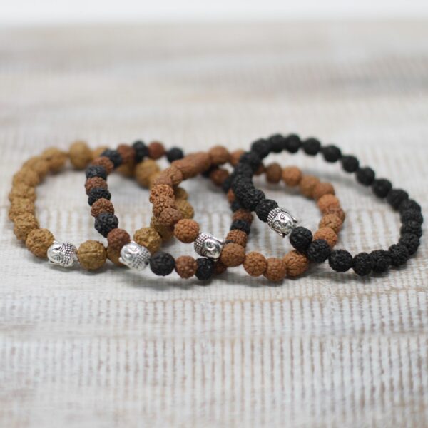 Assorted Rudraksha Buddah Bangles - Image 4