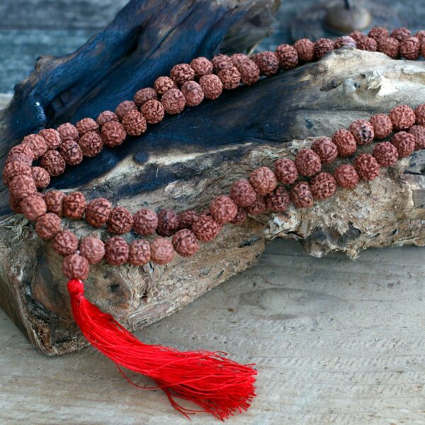 108 Rudraksha Mala - Brown - Image 4