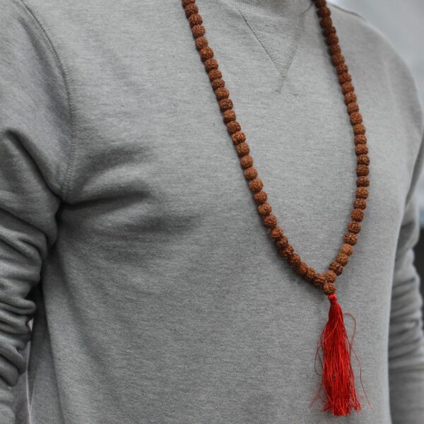 108 Rudraksha Mala - Brown - Image 6
