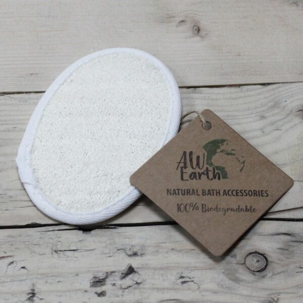 Natural Loofah Body Scrubs - Oval - Image 3