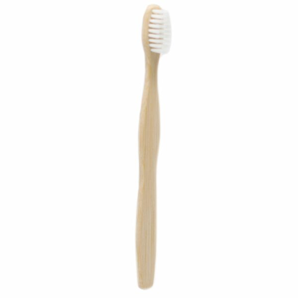 Bamboo Toothbrush - White - Family Pack of 4 - Med Soft - Image 5