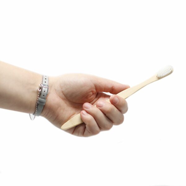 Bamboo Toothbrush - White - Family Pack of 4 - Med Soft - Image 7