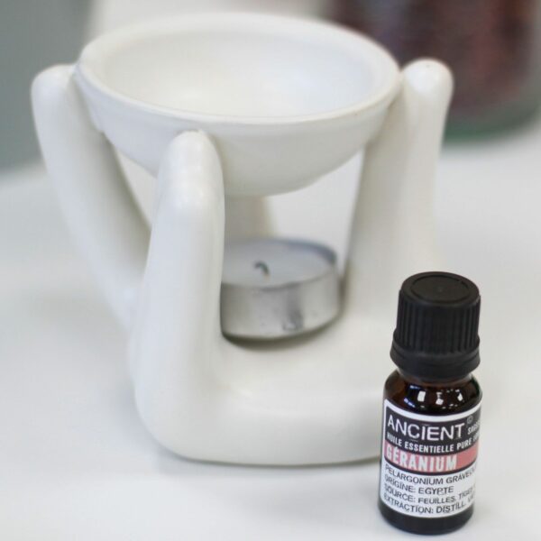Helping Hand Oil Burner  - White - Image 3