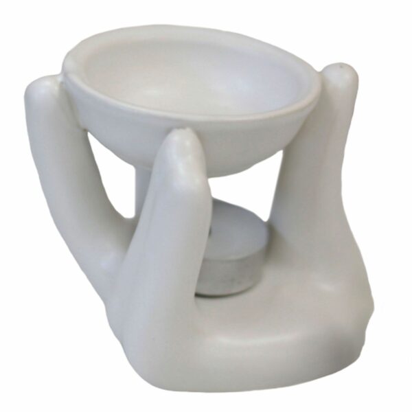 Helping Hand Oil Burner  - White - Image 4