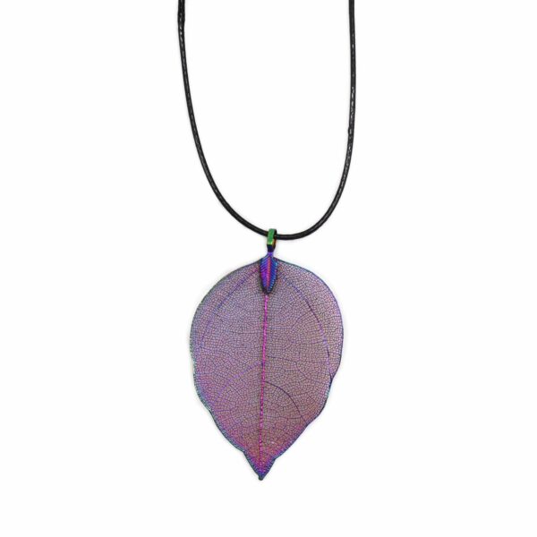 Necklace - Bravery Leaf - Multicoloured - Image 2