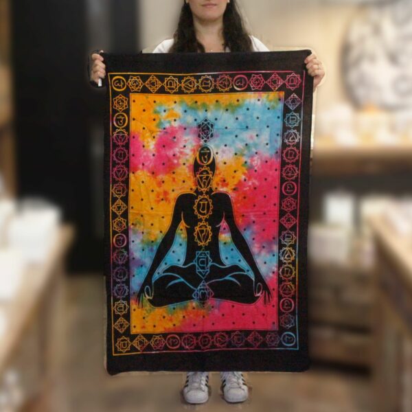 Cotton Wall Art - Chakra Buddha - Image 2