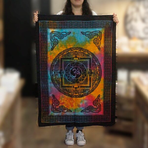 Cotton Wall Art - Sacred OM - Image 2