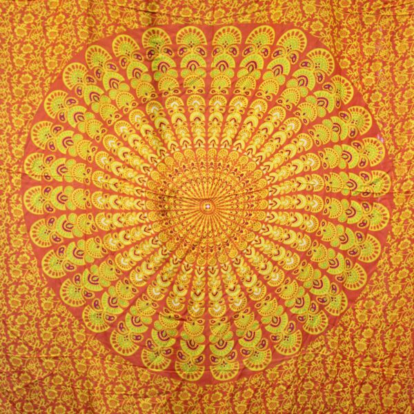 Lime Orange Mandala Sarongs - Image 3