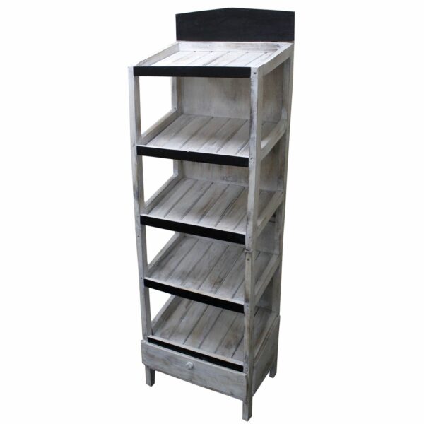 Bath Bomb 5 Shelf Display - Whitewash - Image 5