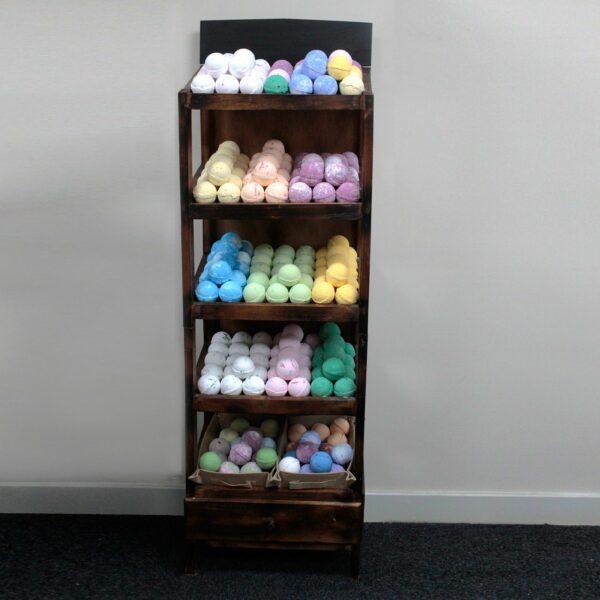 Bath Bomb 5 Shelf Display - Brownwash - Image 3