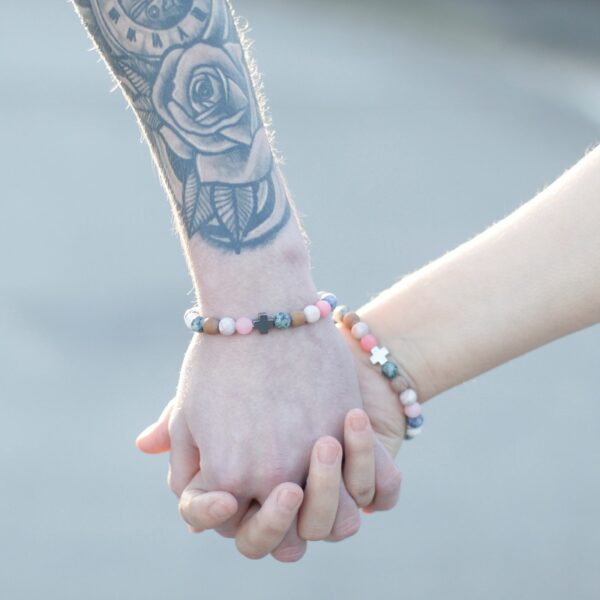 Set of 2 Gemstones Friendship Bracelets - Loyalty - Amazonite & Yellow Jasper - Image 7