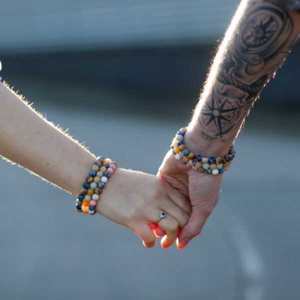 Set of 2 Gemstones Friendship Bracelets - Loyalty - Amazonite & Yellow Jasper - Image 9
