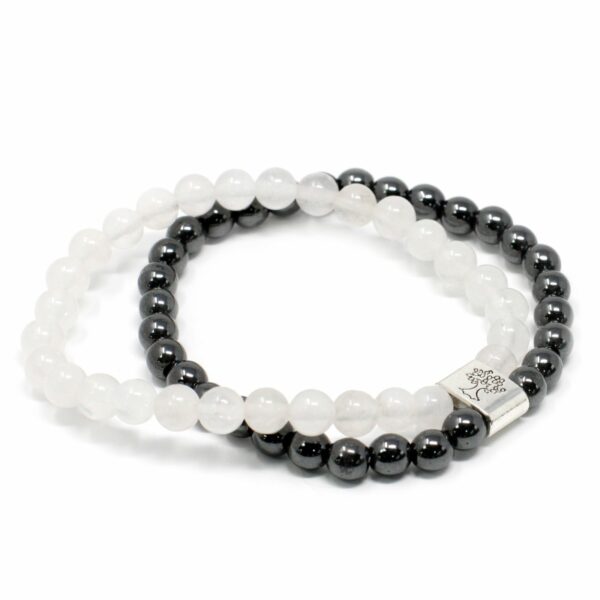 Magnetic Gemstone Bracelet - Rock Quartz - Image 2