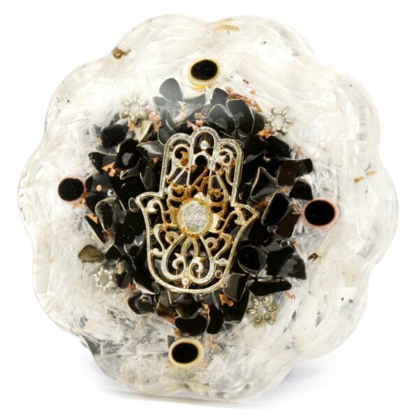 Orgonite Desk Power Packs - Hamsa with Sellonite - Med - Image 3