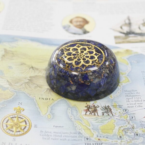 Orgonite Desk Power Packs - Lapis Dome - Image 4