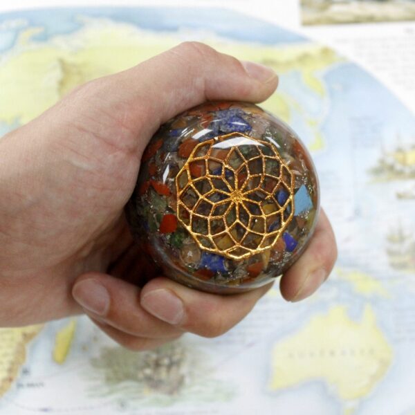 Orgonite Desk Power Packs - Lapis Dome - Image 5