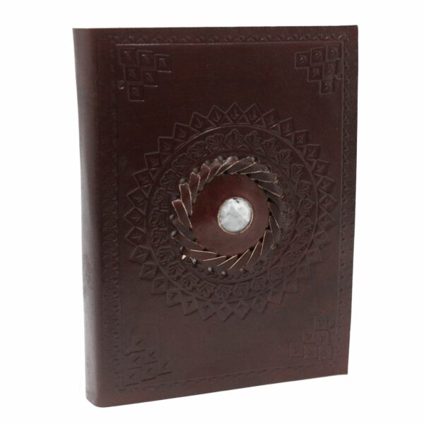 Leather Moonstone Notebook (7x5") - Image 3