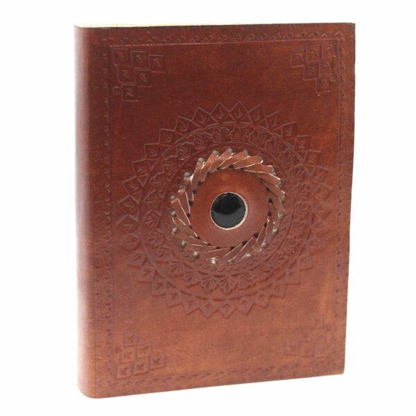 Leather Black Onyx Notebook (7x5") - Image 3