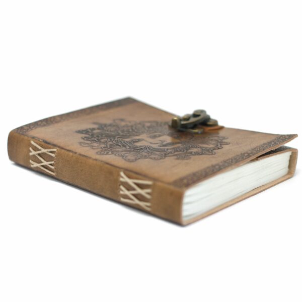 Leather Greenman Notebook (6x8") - Image 8