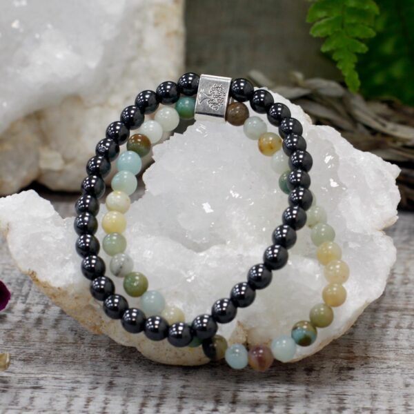Magnetic Gemstone Bracelet - Amazonite - Image 5