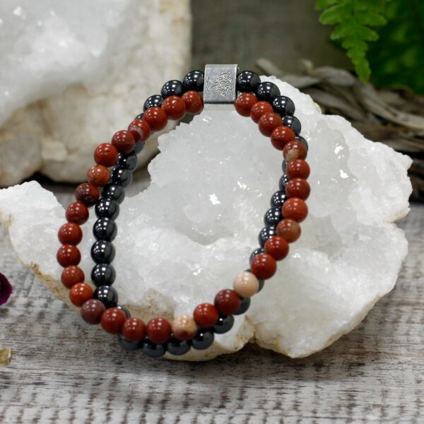 Magnetic Gemstone Bracelet - Redstone - Image 5