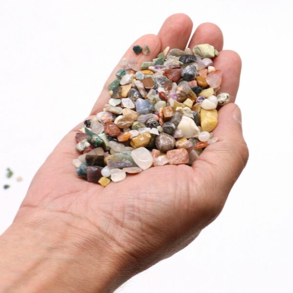 Mixed Natural Gemstone Chips - 1KG - Image 5