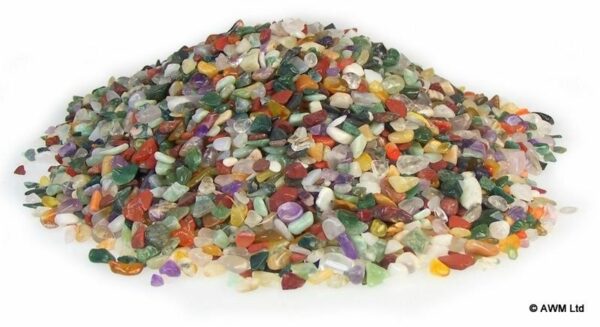 Mixed Natural Gemstone Chips - 5KG - Image 2