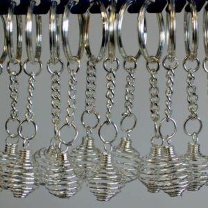 Spiral Cage Key-rings ( pack of 12)