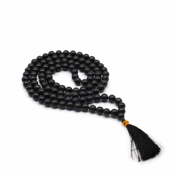 108 Bead Mala - Black Agate - Image 3