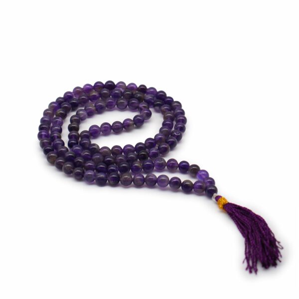 108 Bead Mala - Amethyst - Image 3