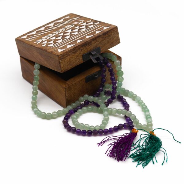 108 Bead Mala - Amethyst - Image 4