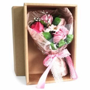 Pink Boxed Hand Soap Flower Bouquet - Special