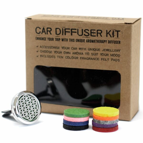 Car Diffuser Kit - Flower of Life - 30mm - Image 2