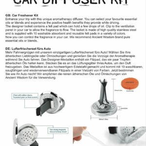 Car Diffuser Kit - Hamsa - 30mm