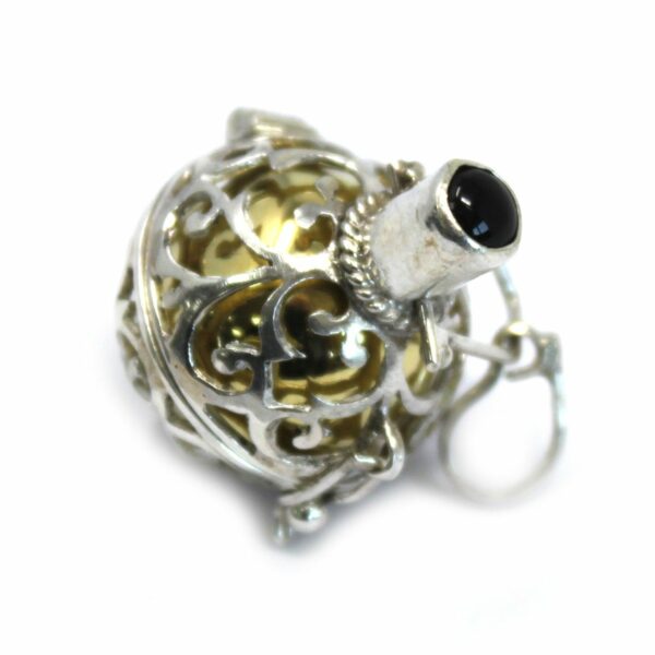 Silver Angel Bell - Night-time - 18mm - Image 3