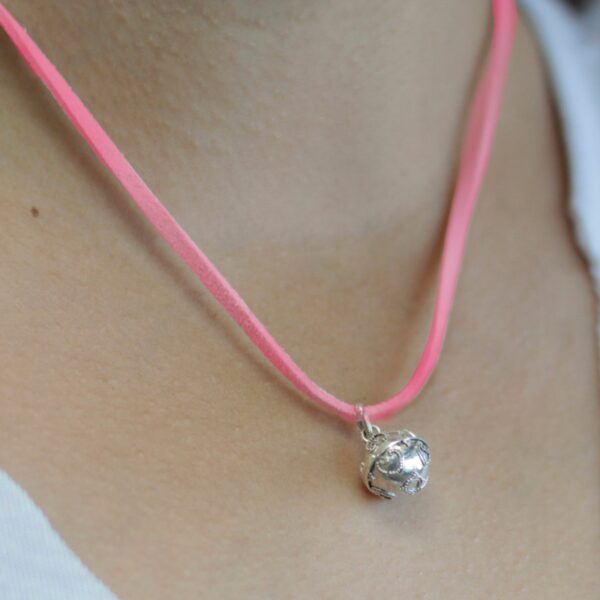 Silver Angel Bell - Love - 12mm - Image 3