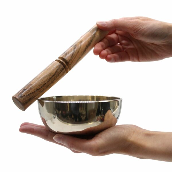 Medium Brass Sing Bowl - 12cm - Image 3