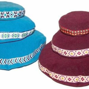 Singing Bowl Velvet Cushion - 7cm